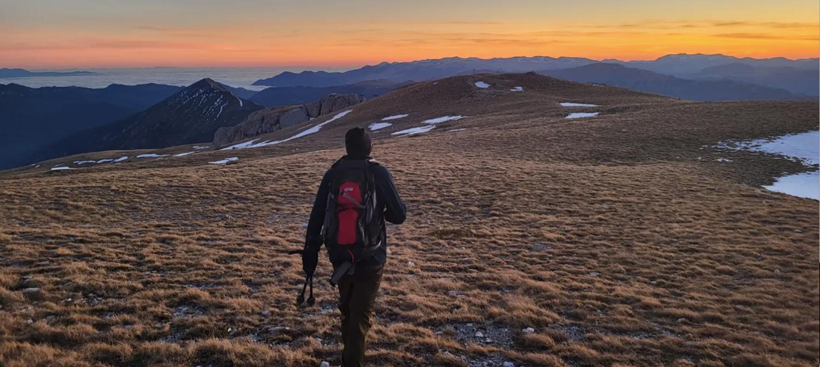 Cima di Tavola Rotonda al tramonto